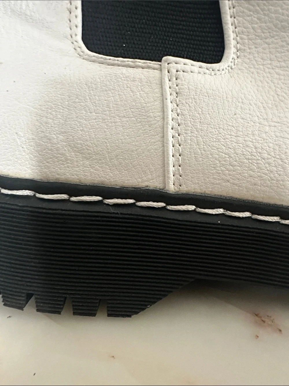 Chelsea LeatherPlatform ankle Boots NWOT